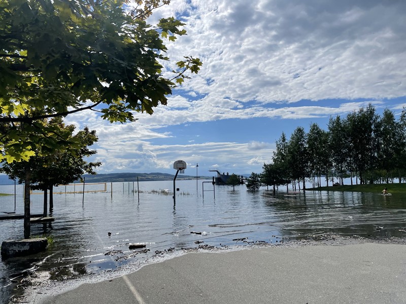 Flomtopp i Mjøsa under Hans 2023